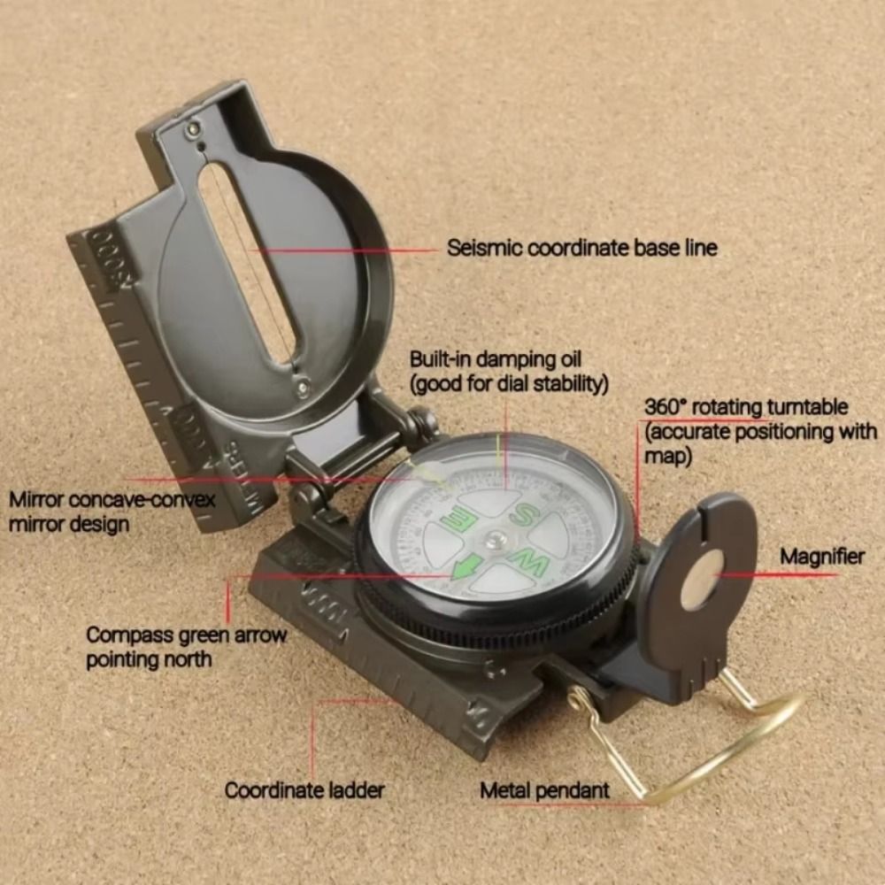 Водонепроницаемый профессионал – обзор и цена Compass Lensatic