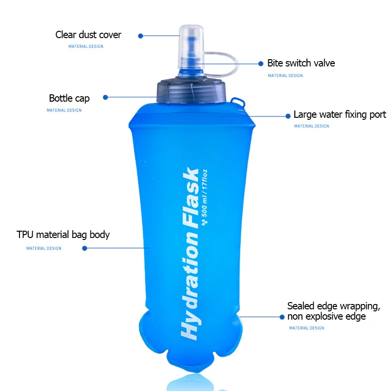 250 мл 500 мл 750 мл портативн – обзор и цена Water Bag Collapsible
